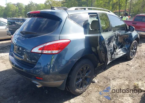 2012 Nissan Murano Sl из США, поврежденный, VIN JN8AZ1MW2CW221135